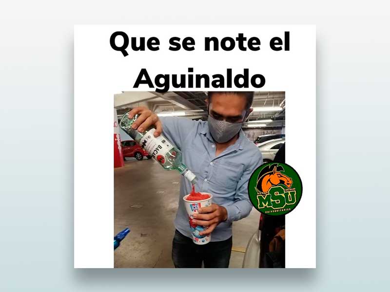 Que se note el aguinaldo...