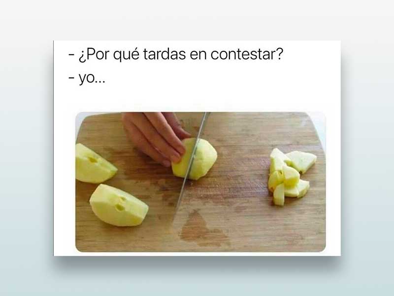 ¿Por qué tardas en contestar?