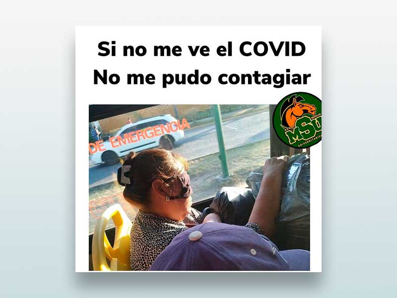 Si no me ve el COVID