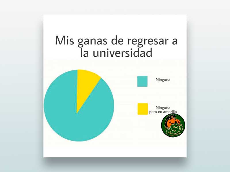 Mis ganas de regresar a la universidad