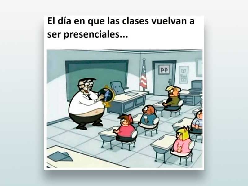 El día en que vuelvan las clases presenciales