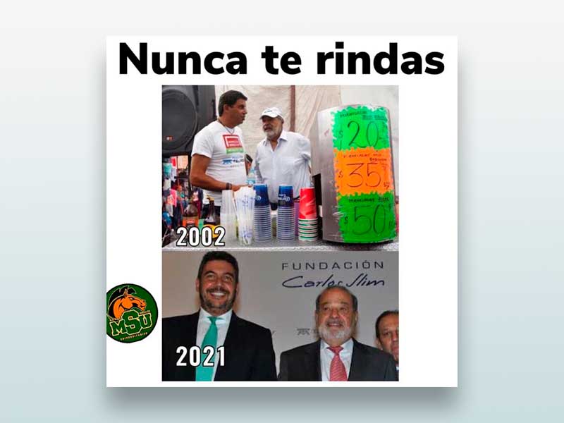 Nunca te rindas