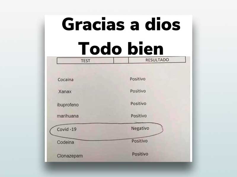 Gracias a Dios, todo bien