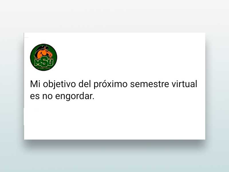 Mi objetivo del próximo semestre