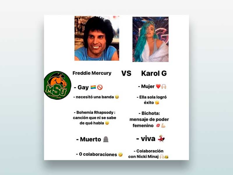 Freddie Mercury VS Karol G