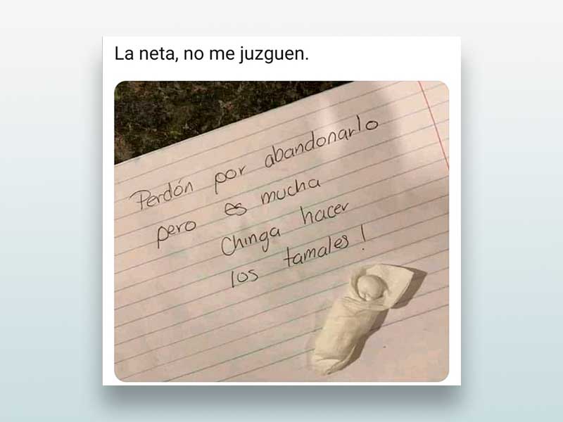 La neta no me juzguen