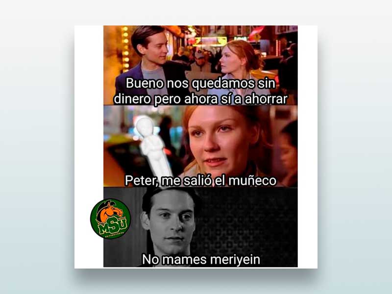 Peter, me salió el muñeco