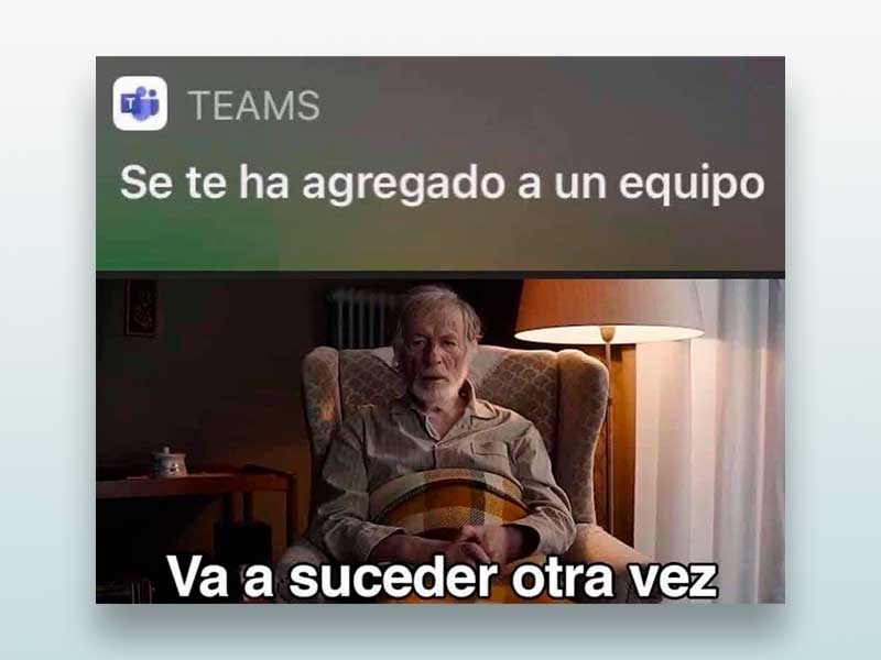 Se te ha agregado a un equipo