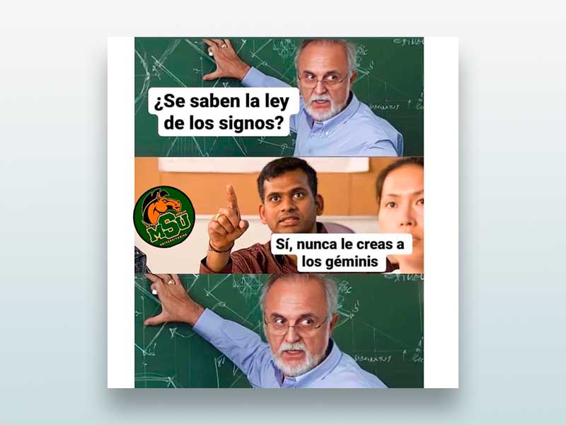 ¿Se saben la ley de los signos?