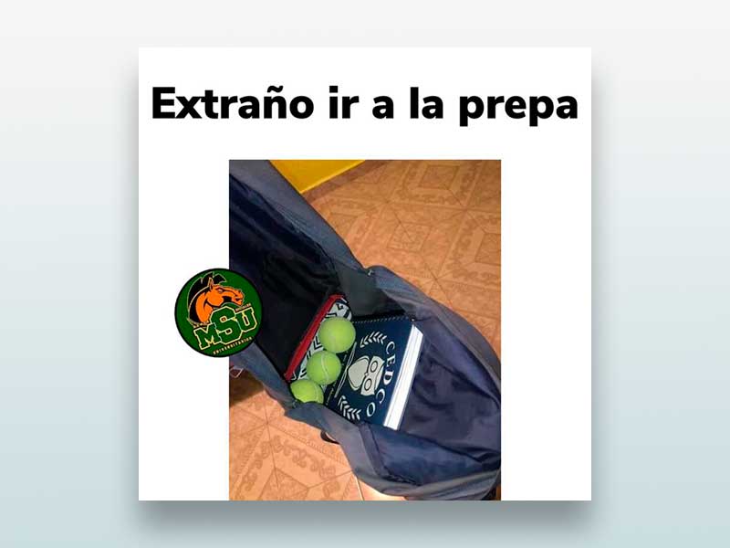 Extraño ir a la prepa