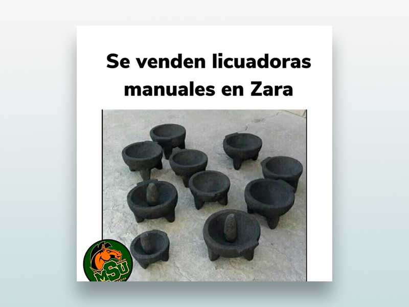 Se venden licuadoras manuales en ZARA