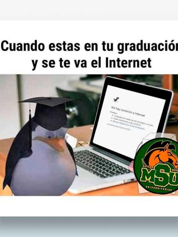 Cuando estás en tu graduación