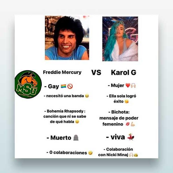 Freddie Mercury VS Karol G