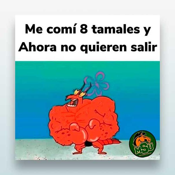 Me comí 8 tamales