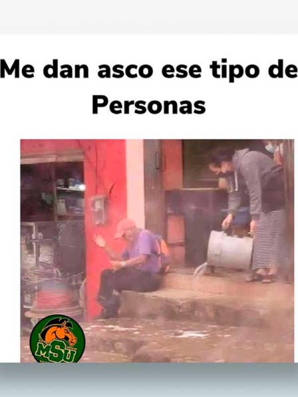 Me dan asco ese tipo de problemas