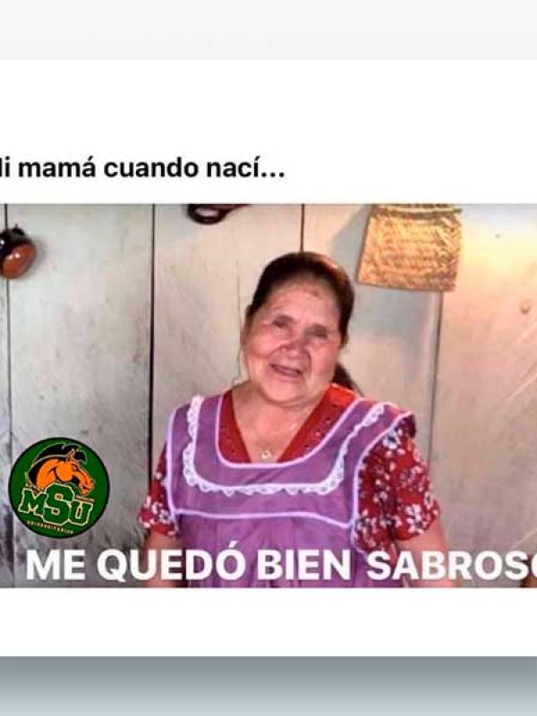 Mi mamá cuando nací...