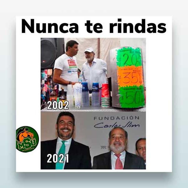 Nunca te rindas