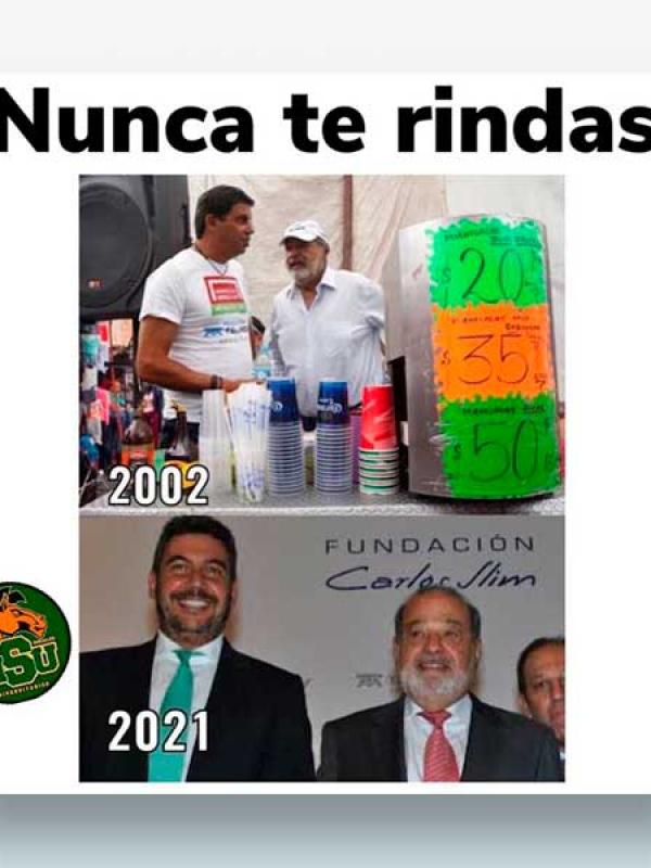 Nunca te rindas