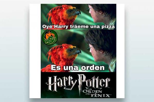 Oye Harry tráeme una pizza