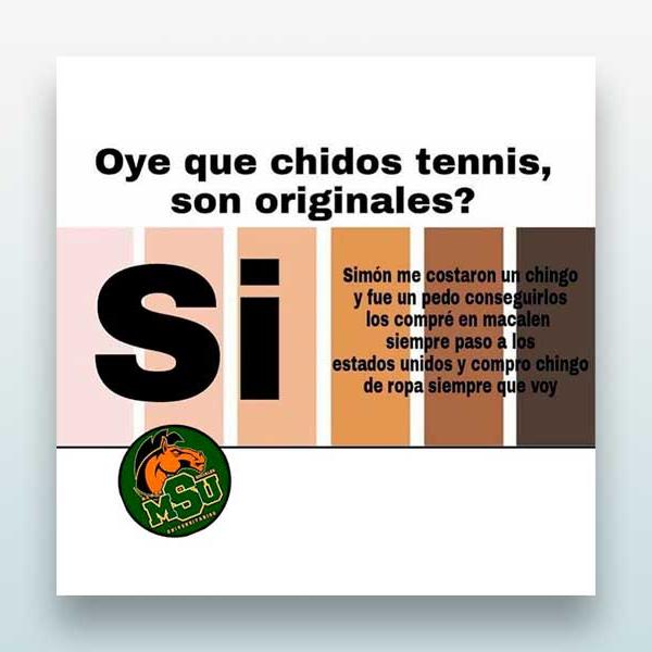 Oye que chidos tennis, son originales?