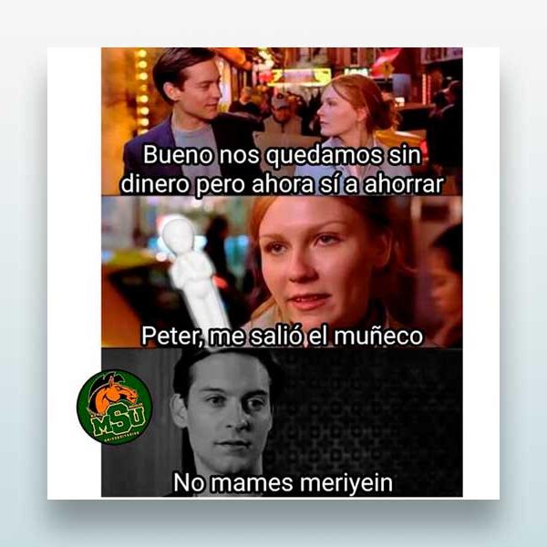 Peter, me salió el muñeco