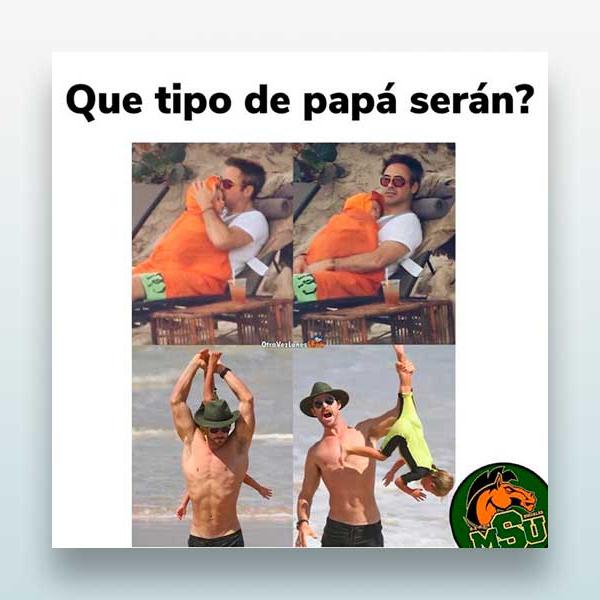 ¿Qué tipo de papá serán?