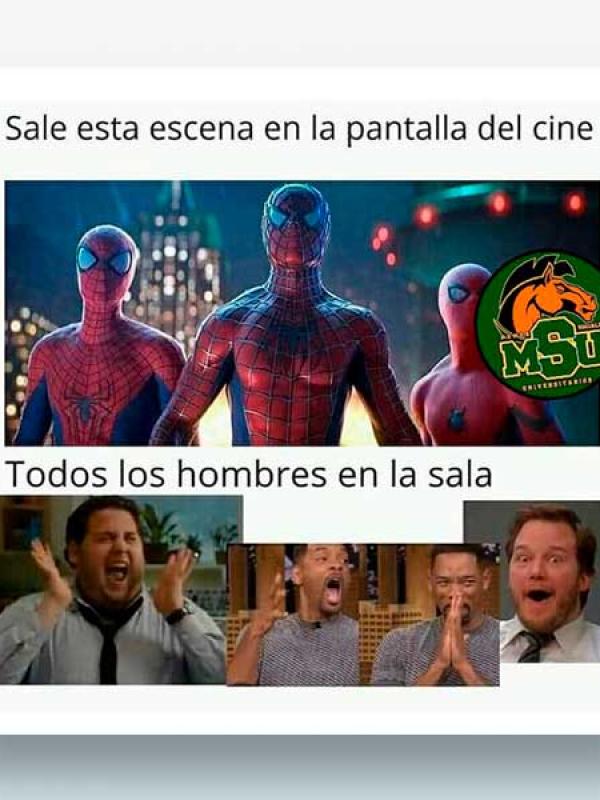 Sale esta escena en la pantalla del cine...