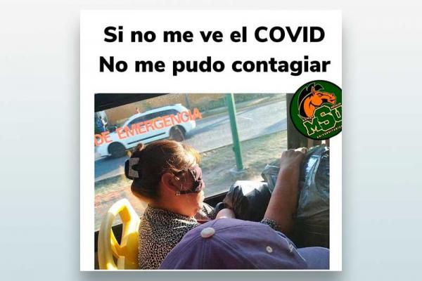 Si no me ve el COVID