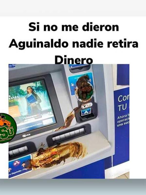 Sino me dieron aguinaldo