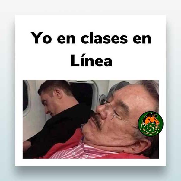 Yo en clases en linea